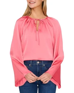 Long Sleeves Raglan V-Neck Top