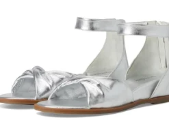 Look Up Metallic Leather Sandal