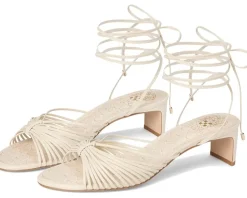 Lory Ankle Wrap Kitten Heel Sandals