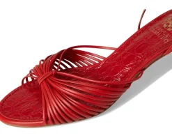 Lory Ankle Wrap Kitten Heel Sandals