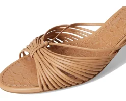 Lory Ankle Wrap Kitten Heel Sandals