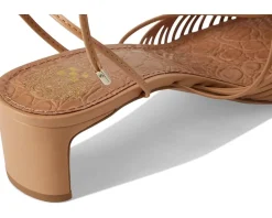 Lory Ankle Wrap Kitten Heel Sandals