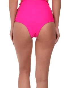 Lotus Strappy Side High Waist Bottom