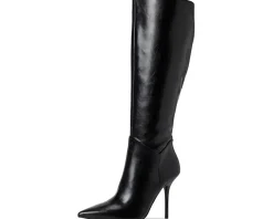 Lovienn Pointed Toe Wide Calf Knee Boots