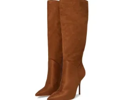 Lovienn Pointed Toe Wide Calf Knee Boots
