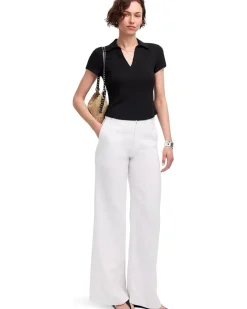 Low V-Neck Short Sleeve Polo