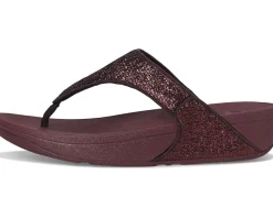 Lulu Crinkled-shimmer Toe-post Sandals