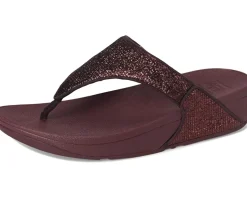 Lulu Crinkled-shimmer Toe-post Sandals