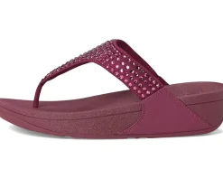 Lulu Maxi-Crystal Toe-Post Sandals