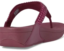 Lulu Maxi-Crystal Toe-Post Sandals