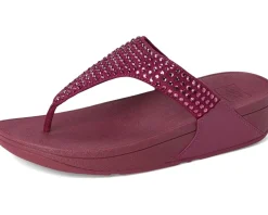Lulu Maxi-Crystal Toe-Post Sandals