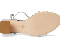 Malia Curved Heel Simple Sandals With Ankle Wrap