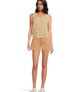 Manzana Button Front Tank