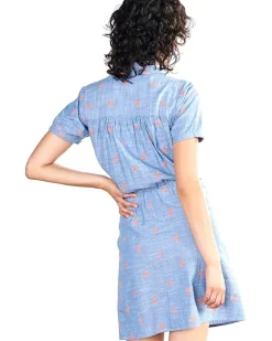 Margot Dress - Embroidered Flowers