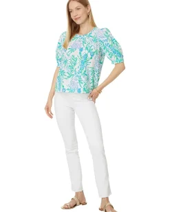 Masieleigh Short Sleeve Cotton Top