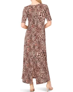 Maxi Dress With 3/4 Sleeves