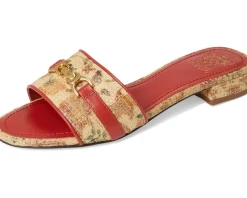 Maxine Banded Buckle Slide Sandals