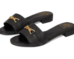 Maxine Banded Buckle Slide Sandals