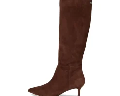 McKay Suede Tall Boots Heel
