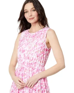 Mesh Ruffled Maxi Dress