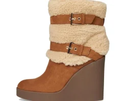 Meztyn Shearling Wedge Bootie