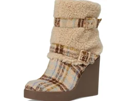 Meztyn Shearling Wedge Bootie