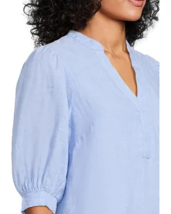 Mialeigh Elbow Sleeve Linen