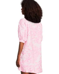 Mialeigh Elbow Sleeve Linen