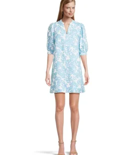 Mialeigh Elbow Sleeve Linen