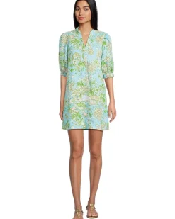 Mialeigh Elbow Sleeve Linen