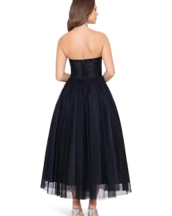 Mid Length Mesh Skirt Lace Top Gown