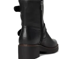 Migyn Double Buckle Moto Boots