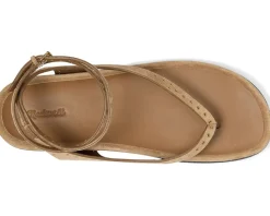 Millie Thong Lace Up Sandals - Suede Grom