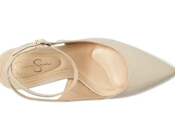 Miriale Slingback Ankle Strap Pumps