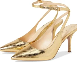 Miriale Slingback Ankle Strap Pumps