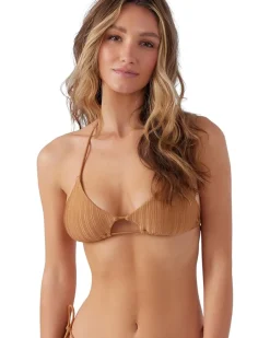 Mizi Metallic Rib Madird Top