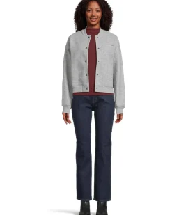 Mock Neck Cotton Rib Top