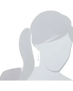 Modern Classics Pave Fireball Whisper Hoop Earrings