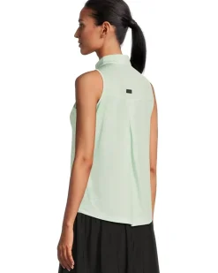 Monarch Print Sleeveless Top