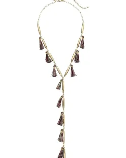 Multi Tassel Y-Necklace