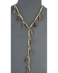 Multi Tassel Y-Necklace