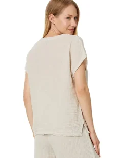 Naomi Split Neck Top