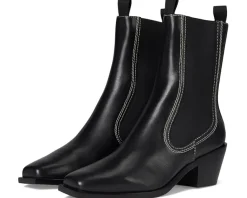 Nat Midheel Western Ankle Boot With Gore