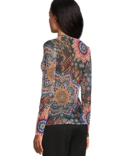 Natalie Long Sleeve Mesh Tee