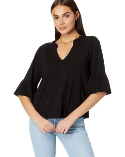 Nia Flutter Sleeve Top