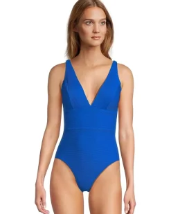 Ocean Point Over-the-Shoulder V-Neck One-Piece
