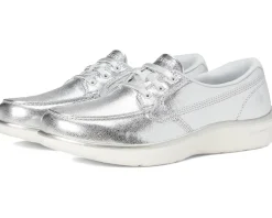 On-The-Go Flex Radiant Metallic Canvas Boat Shoe