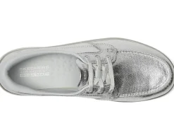 On-The-Go Flex Radiant Metallic Canvas Boat Shoe