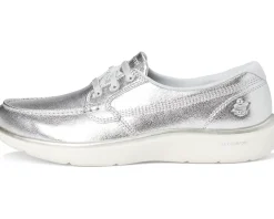 On-The-Go Flex Radiant Metallic Canvas Boat Shoe