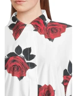 Oversized Boyfriend Neck Shirt Shirred Bottom Mini Dress